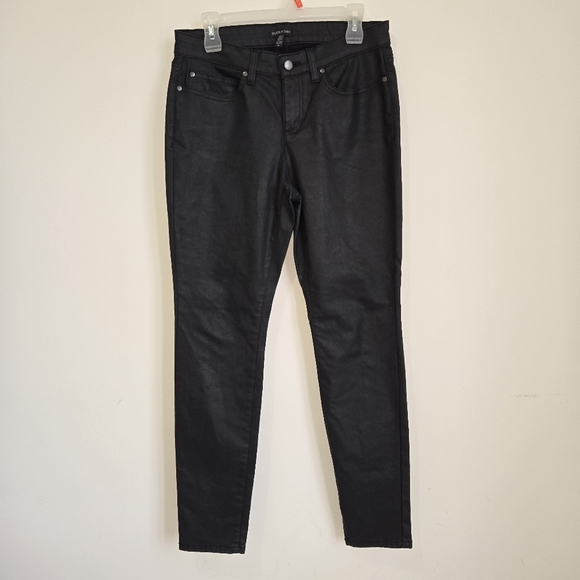 Eileen Fisher Wax Coated Jeans Organic Cotton - Picture 4 of 15